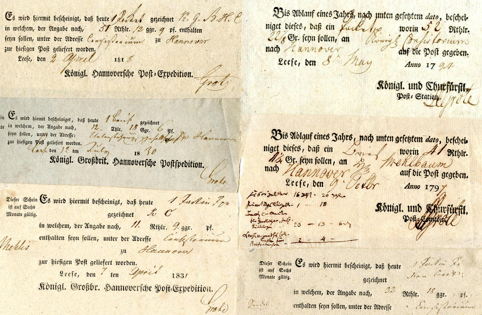 Lot 267 - Altdeutschland Hannover, Vorphilatelie - Karl Pfankuch & Co. auction #222 Lot 267 - Altdeutschland Hannover, Vorphilatelie - Karl Pfankuch & Co. auction #222