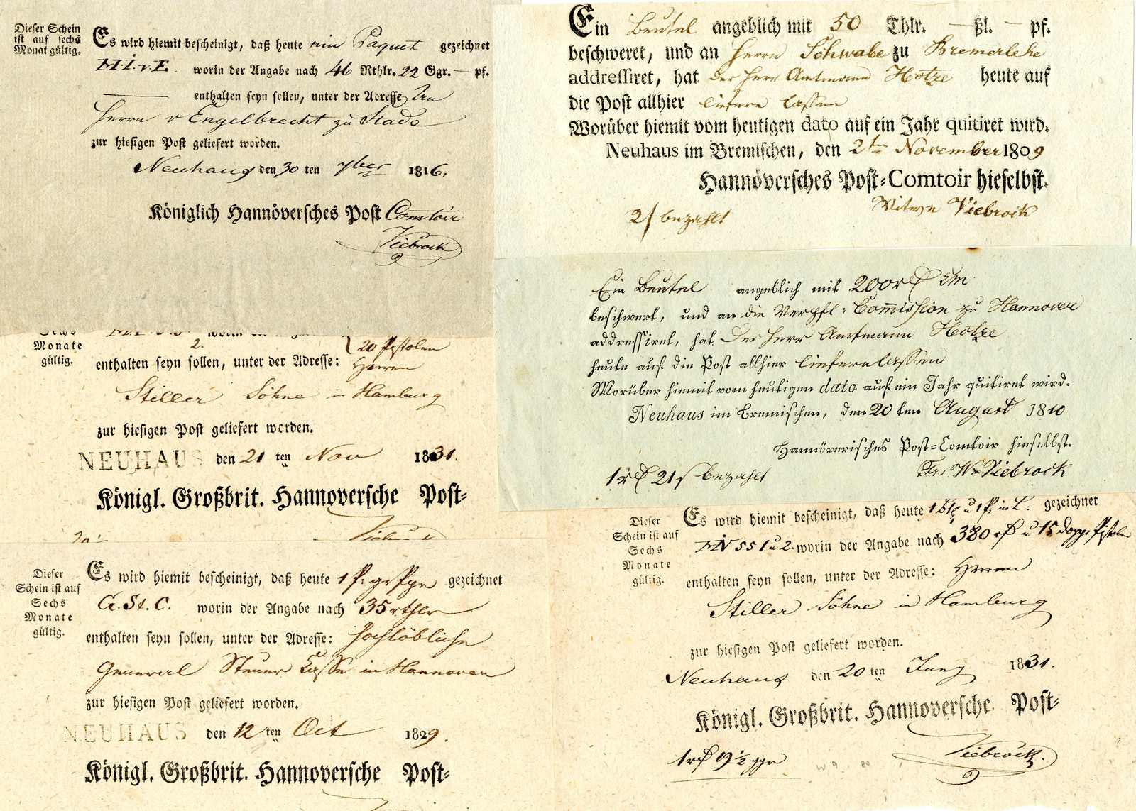 Lot 277 - Altdeutschland Hannover, Vorphilatelie - Karl Pfankuch & Co. auction #222 Lot 277 - Altdeutschland Hannover, Vorphilatelie - Karl Pfankuch & Co. auction #222