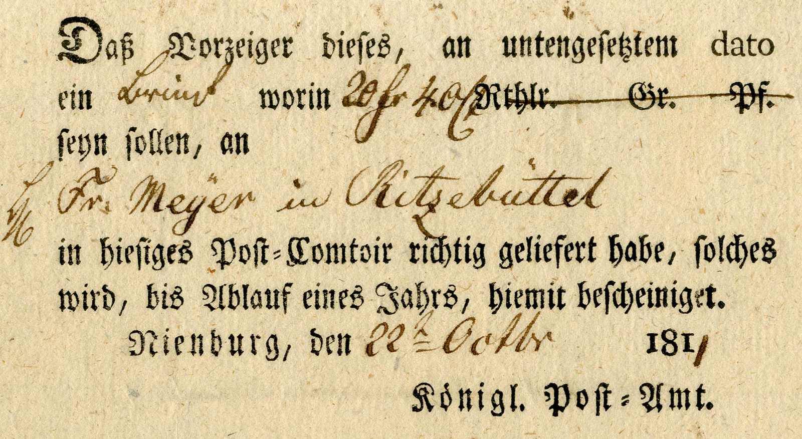 Lot 282 - Altdeutschland Hannover, Vorphilatelie - Karl Pfankuch & Co. auction #222 Lot 282 - Altdeutschland Hannover, Vorphilatelie - Karl Pfankuch & Co. auction #222
