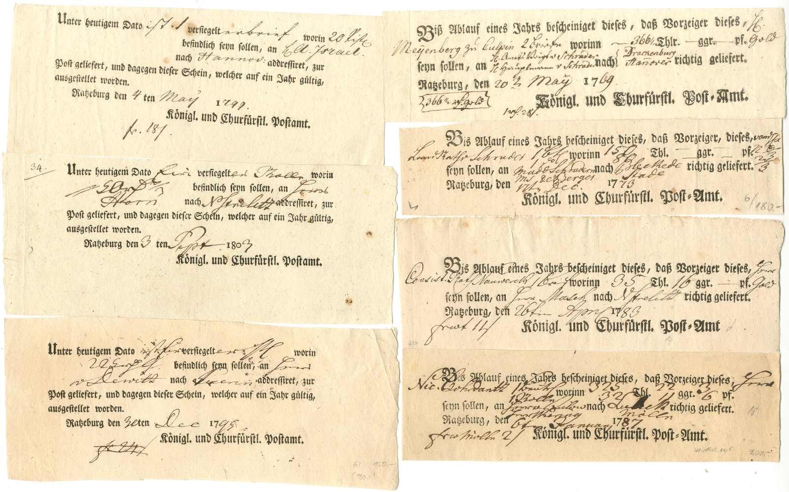 Lot 262 - Altdeutschland Hannover, Vorphilatelie - Karl Pfankuch & Co. auction #222 Lot 262 - Altdeutschland Hannover, Vorphilatelie - Karl Pfankuch & Co. auction #222