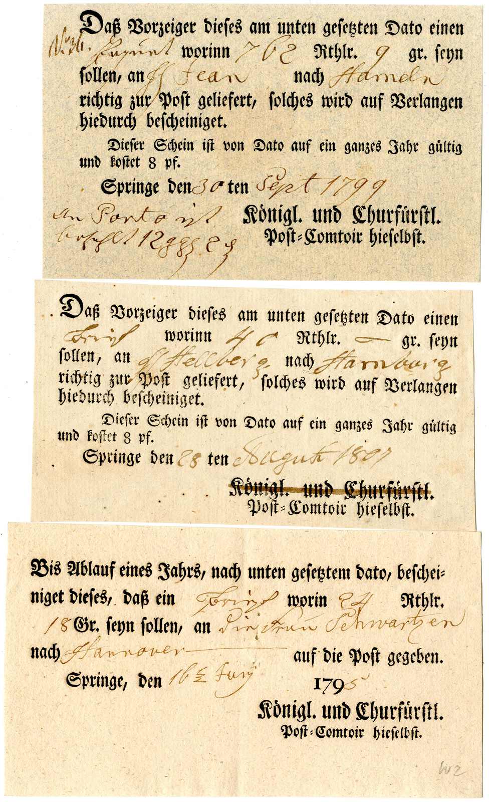 Lot 269 - Altdeutschland Hannover, Vorphilatelie - Karl Pfankuch & Co. auction #222 Lot 269 - Altdeutschland Hannover, Vorphilatelie - Karl Pfankuch & Co. auction #222