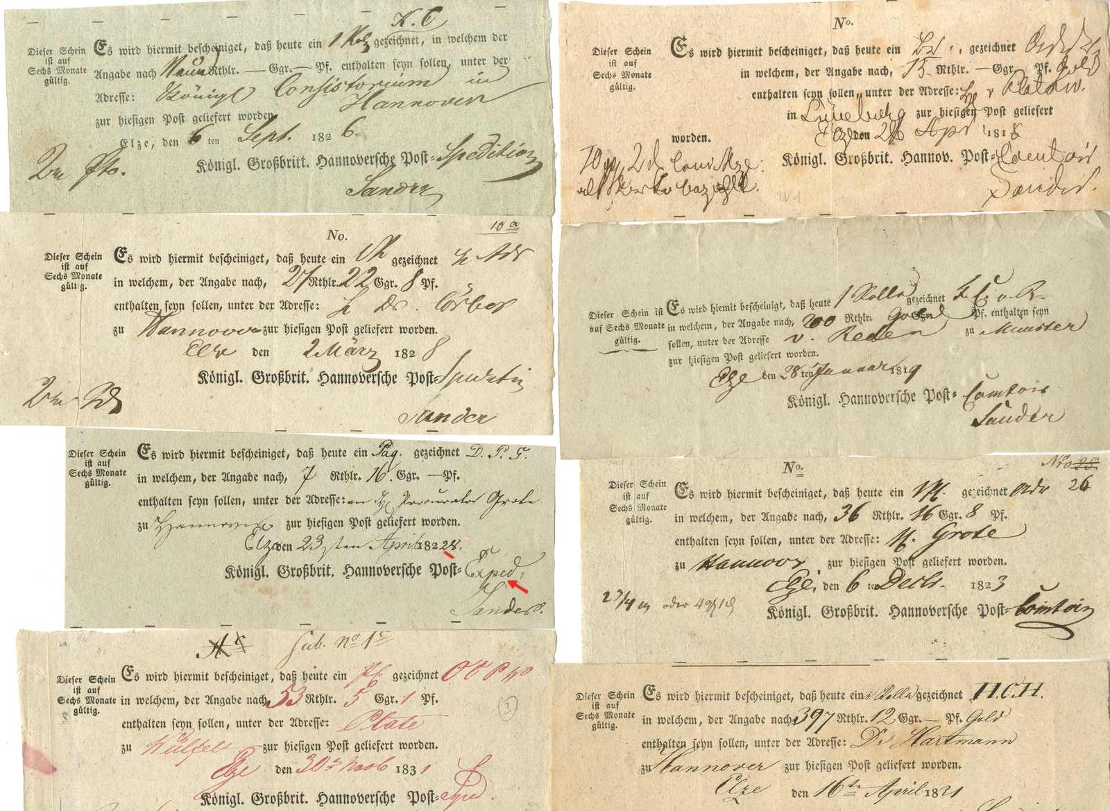 Lot 283 - Altdeutschland Hannover, Vorphilatelie - Karl Pfankuch & Co. auction #222 Lot 283 - Altdeutschland Hannover, Vorphilatelie - Karl Pfankuch & Co. auction #222