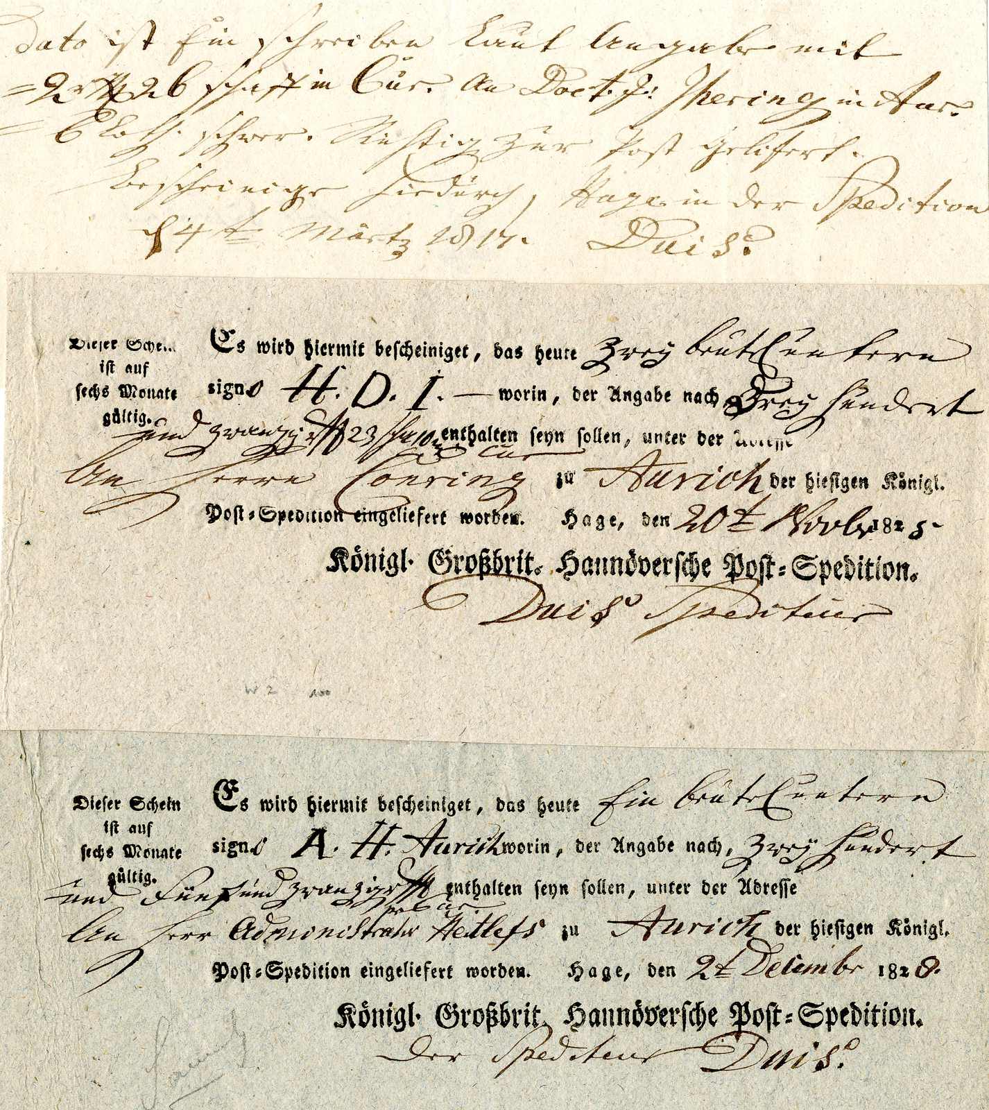 Lot 285 - Altdeutschland Hannover, Vorphilatelie - Karl Pfankuch & Co. auction #222 Lot 285 - Altdeutschland Hannover, Vorphilatelie - Karl Pfankuch & Co. auction #222