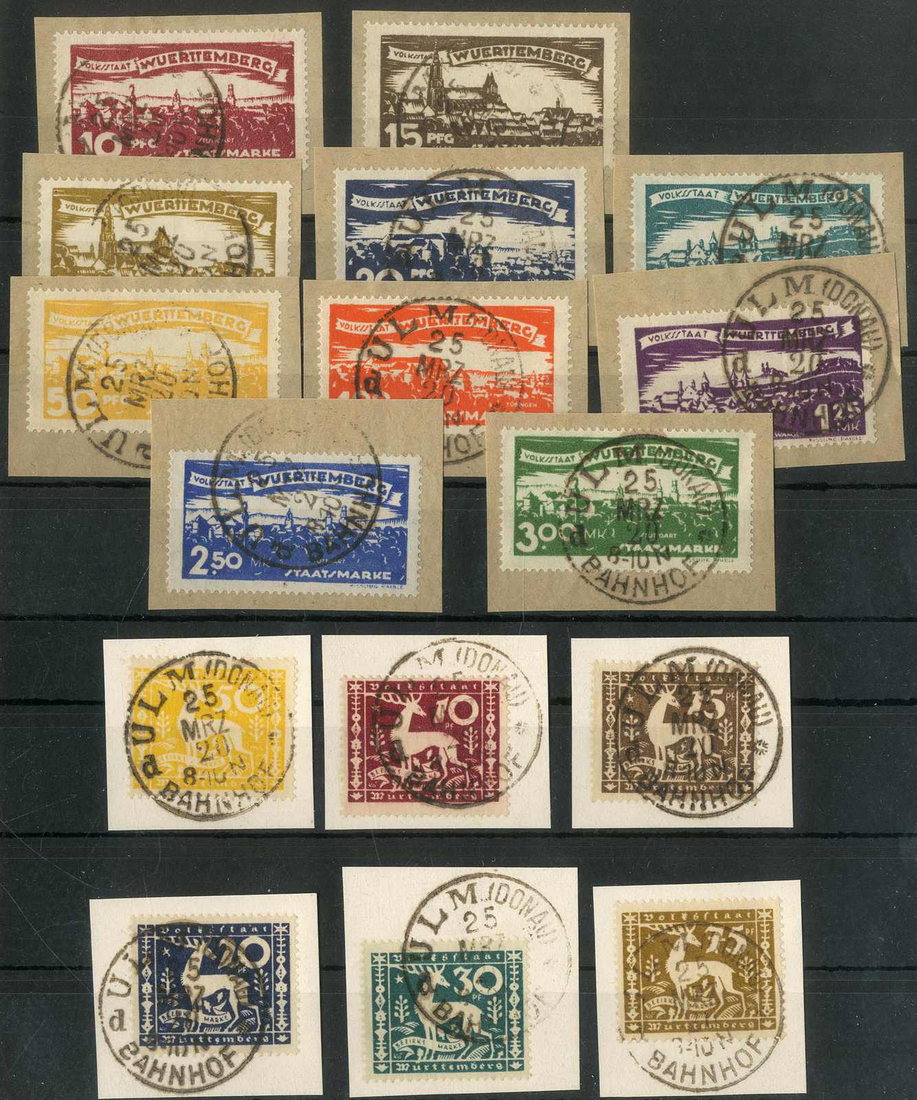 Lot 542 - altdeutschland württemberg - Karl Pfankuch & Co. auction #222 Lot 542 - altdeutschland württemberg - Karl Pfankuch & Co. auction #222