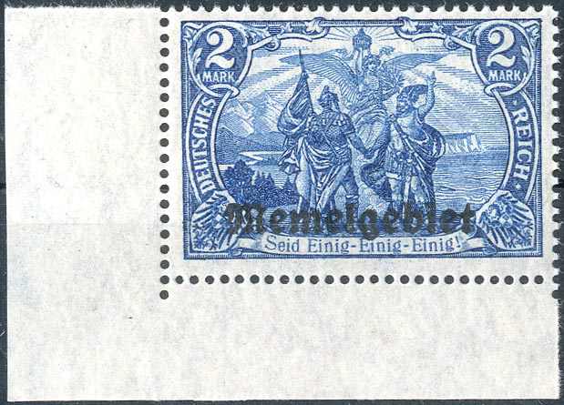 Lot 1620 - Memel  -  Karl Pfankuch & Co. auction #222