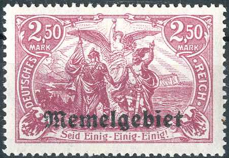 Lot 1622 - Memel  -  Karl Pfankuch & Co. auction #222