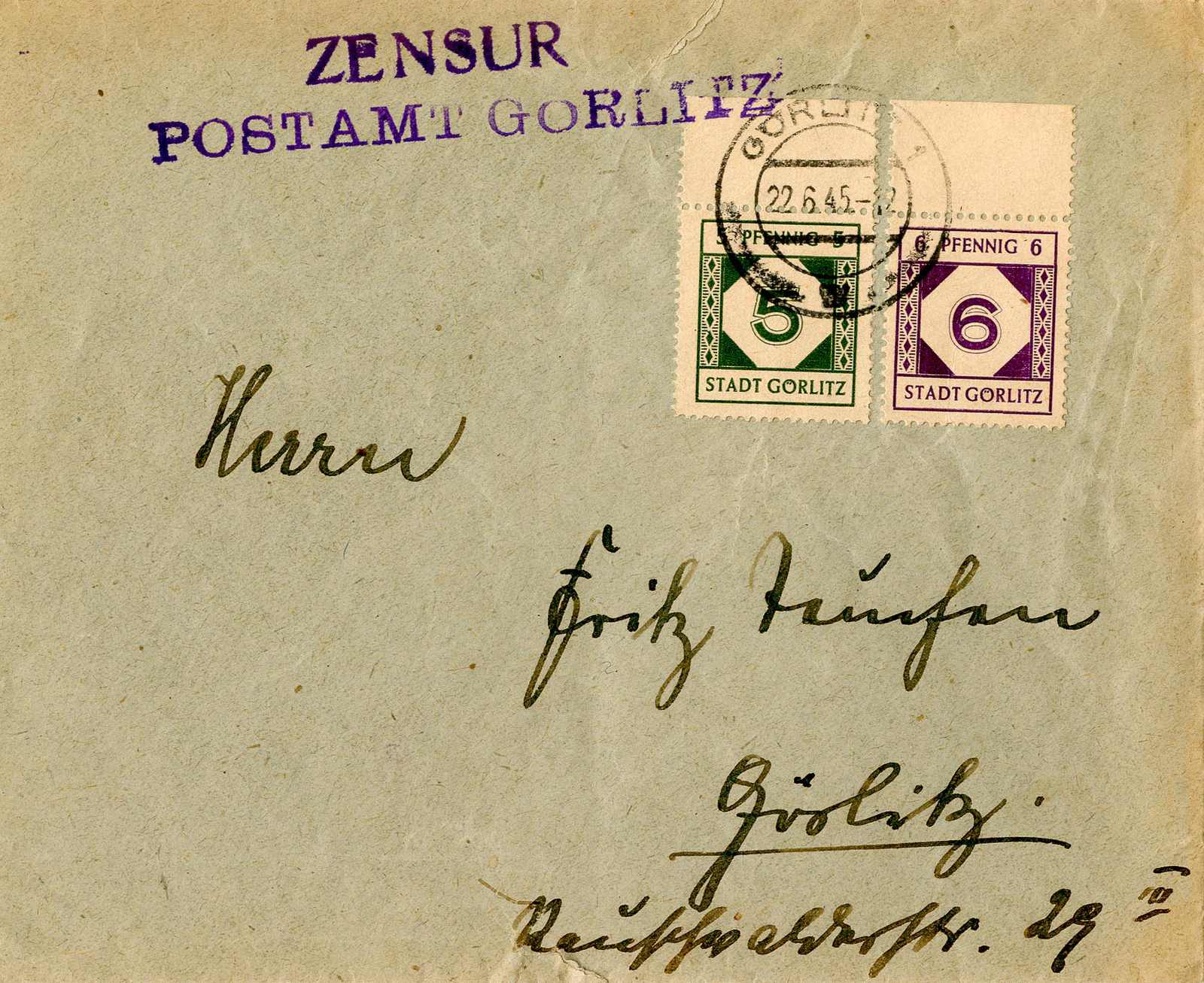 Lot 1266 - deutsche lokalausgabe görlitz  -  Karl Pfankuch & Co. auction #222