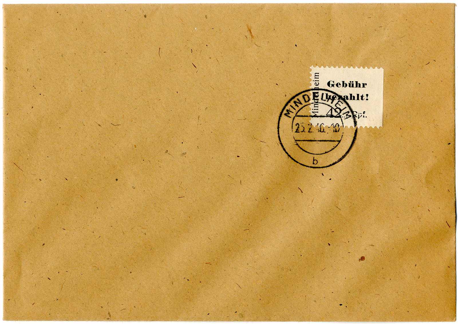 Lot 1270 - deutsche lokalausgabe mindelheim  -  Karl Pfankuch & Co. auction #222