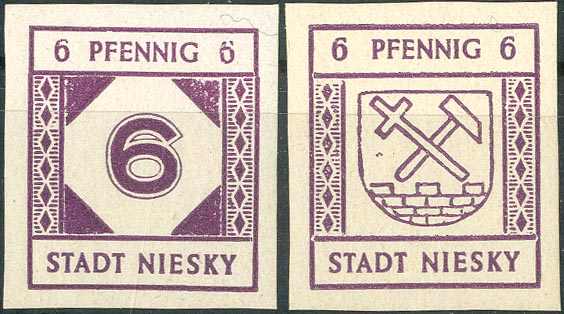 Lot 1275 - deutsche lokalausgabe niesky - Karl Pfankuch & Co. auction #222 Lot 1275 - deutsche lokalausgabe niesky - Karl Pfankuch & Co. auction #222