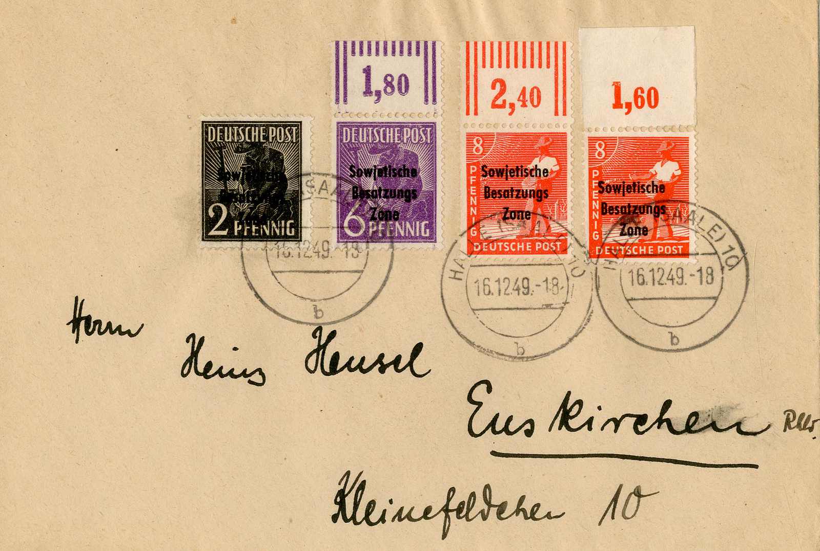 Lot 1191 - sowjetische zone  -  Karl Pfankuch & Co. auction #222