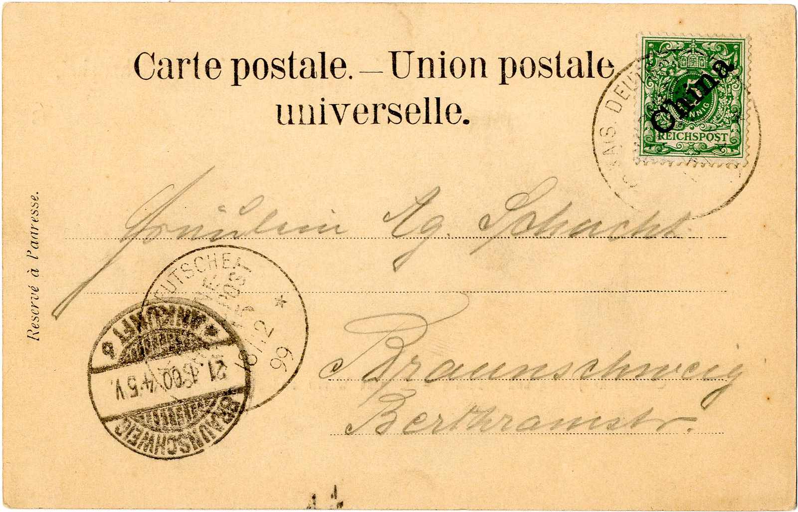 Lot 1281 - deutsche auslandspost china - Karl Pfankuch & Co. auction #222 Lot 1281 - deutsche auslandspost china - Karl Pfankuch & Co. auction #222