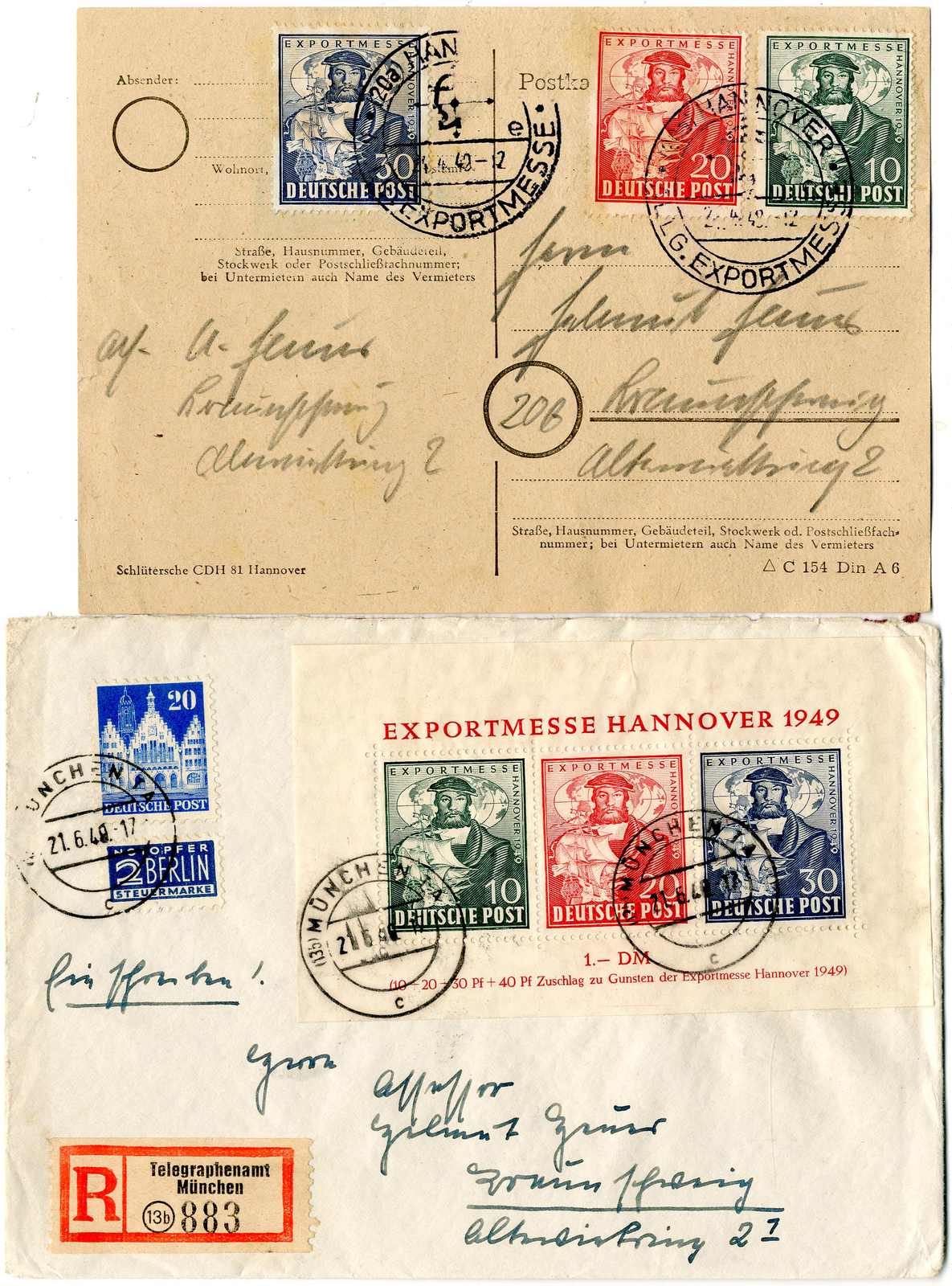 Lot 968 - bizone - Karl Pfankuch & Co. auction #222 Lot 968 - bizone - Karl Pfankuch & Co. auction #222