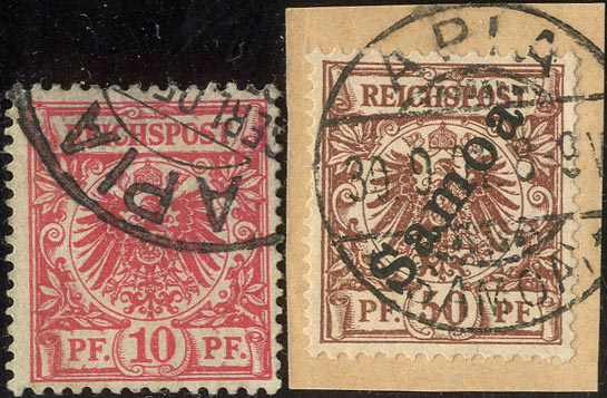 Lot 1521 - Deutsche Kolonien Samoa, Vorläufer  -  Karl Pfankuch & Co. auction #222