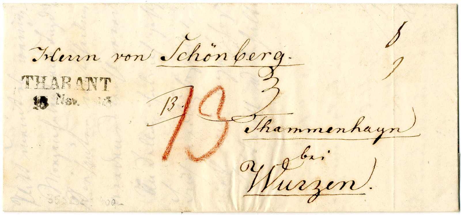 Lot 467 - Altdeutschland Sachsen, Vorphilatelie - Karl Pfankuch & Co. auction #222 Lot 467 - Altdeutschland Sachsen, Vorphilatelie - Karl Pfankuch & Co. auction #222