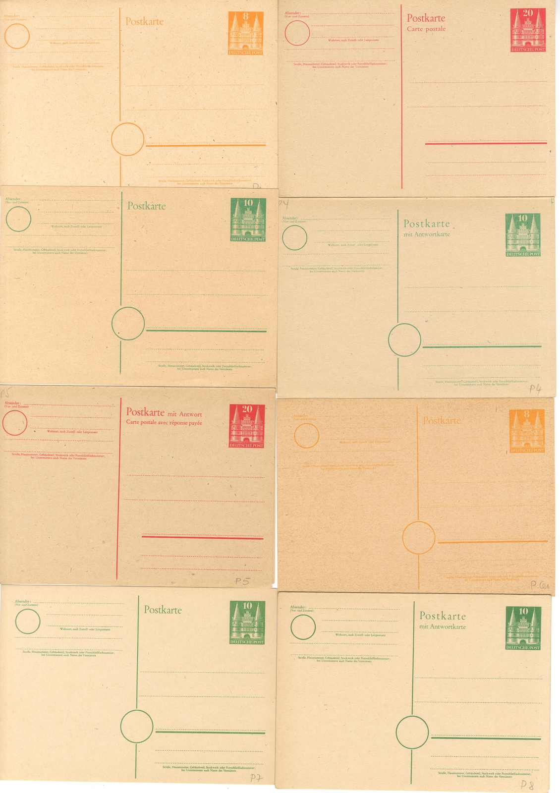 Lot 972 - Bizone, Ganzsachen - Karl Pfankuch & Co. auction #222 Lot 972 - Bizone, Ganzsachen - Karl Pfankuch & Co. auction #222