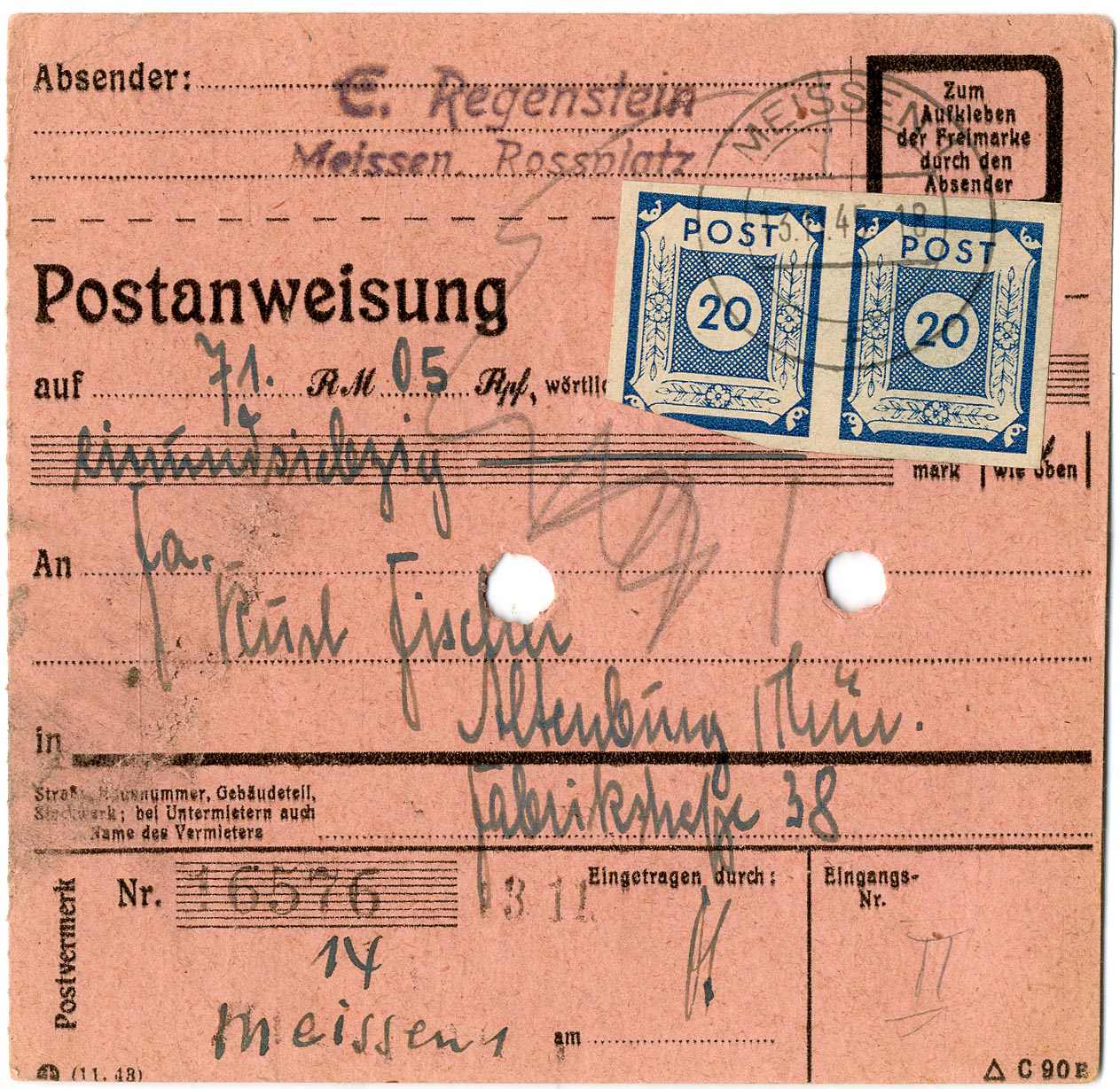 Lot 1167 - sowjetische zone - Karl Pfankuch & Co. auction #222 Lot 1167 - sowjetische zone - Karl Pfankuch & Co. auction #222