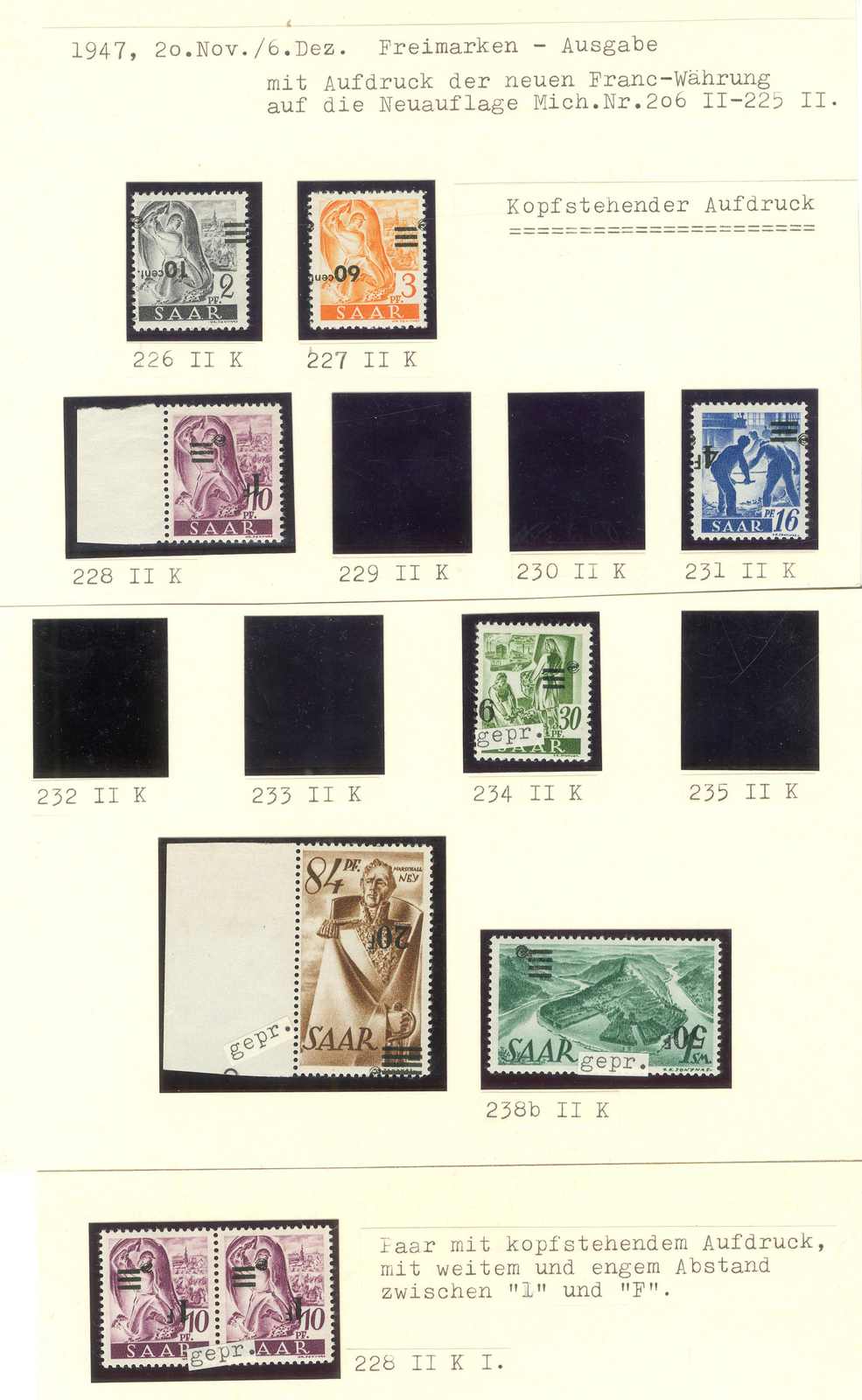 Lot 1642 - saar - Karl Pfankuch & Co. auction #222 Lot 1642 - saar - Karl Pfankuch & Co. auction #222