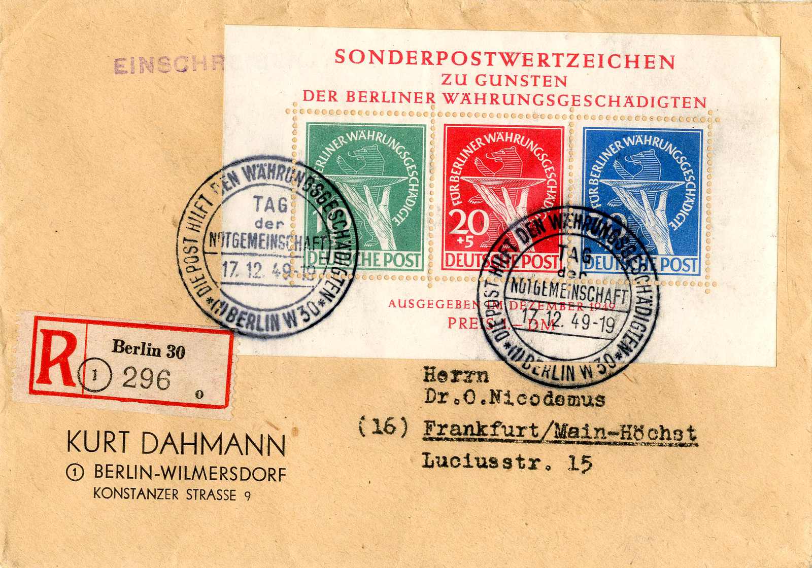 Lot 1098 - berlin - Karl Pfankuch & Co. auction #222 Lot 1098 - berlin - Karl Pfankuch & Co. auction #222
