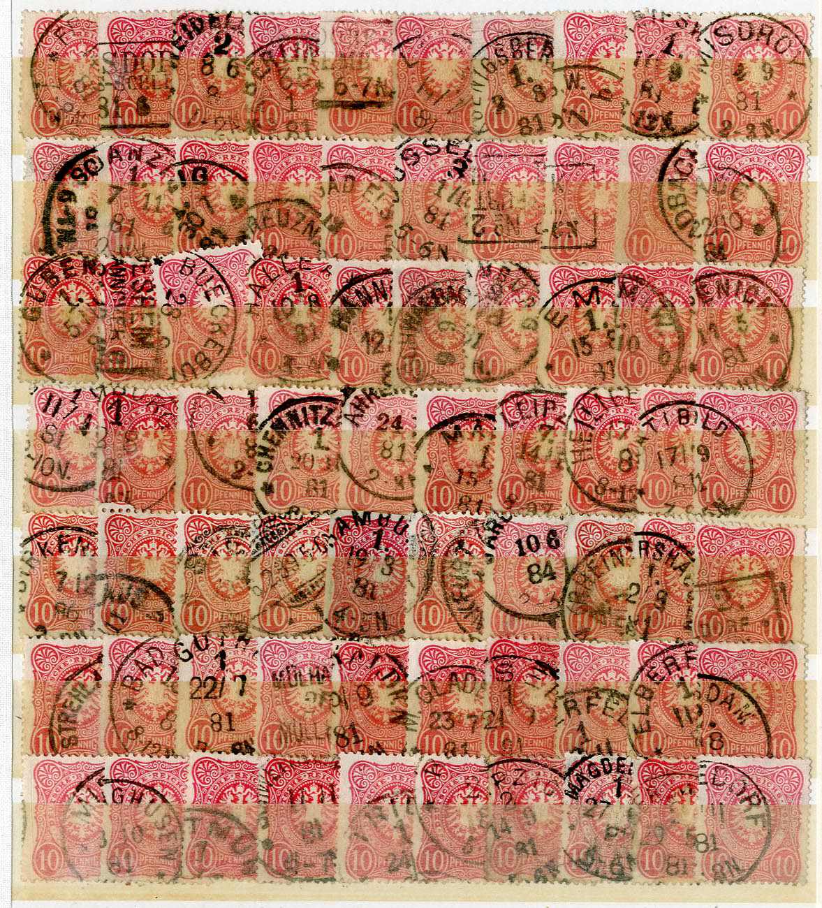 Lot 2633 - Deutsches Reich, Sammlungen - Karl Pfankuch & Co. auction #222 Lot 2633 - Deutsches Reich, Sammlungen - Karl Pfankuch & Co. auction #222