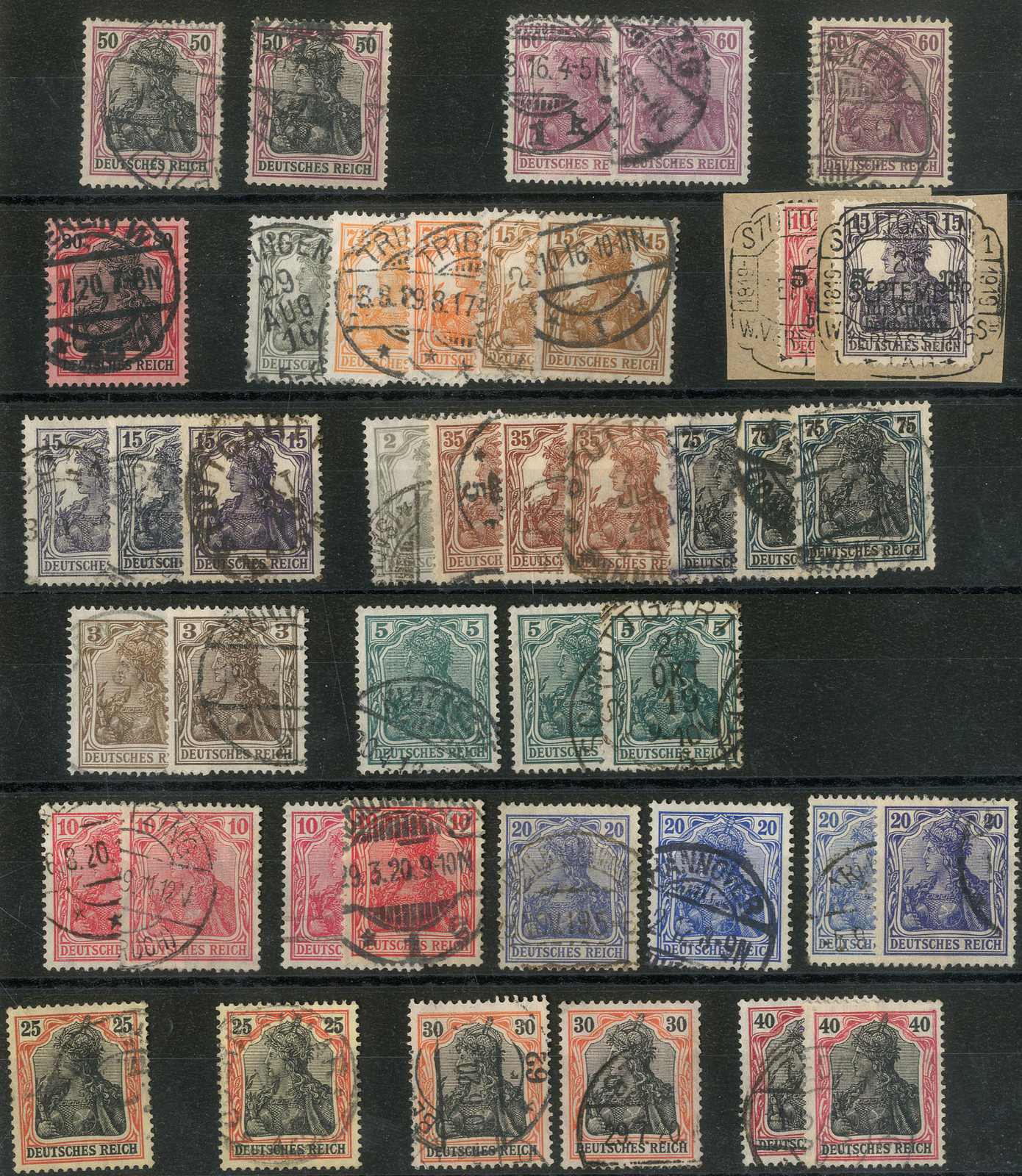 Lot 607 - Deutsches Reich - Karl Pfankuch & Co. auction #222 Lot 607 - Deutsches Reich - Karl Pfankuch & Co. auction #222