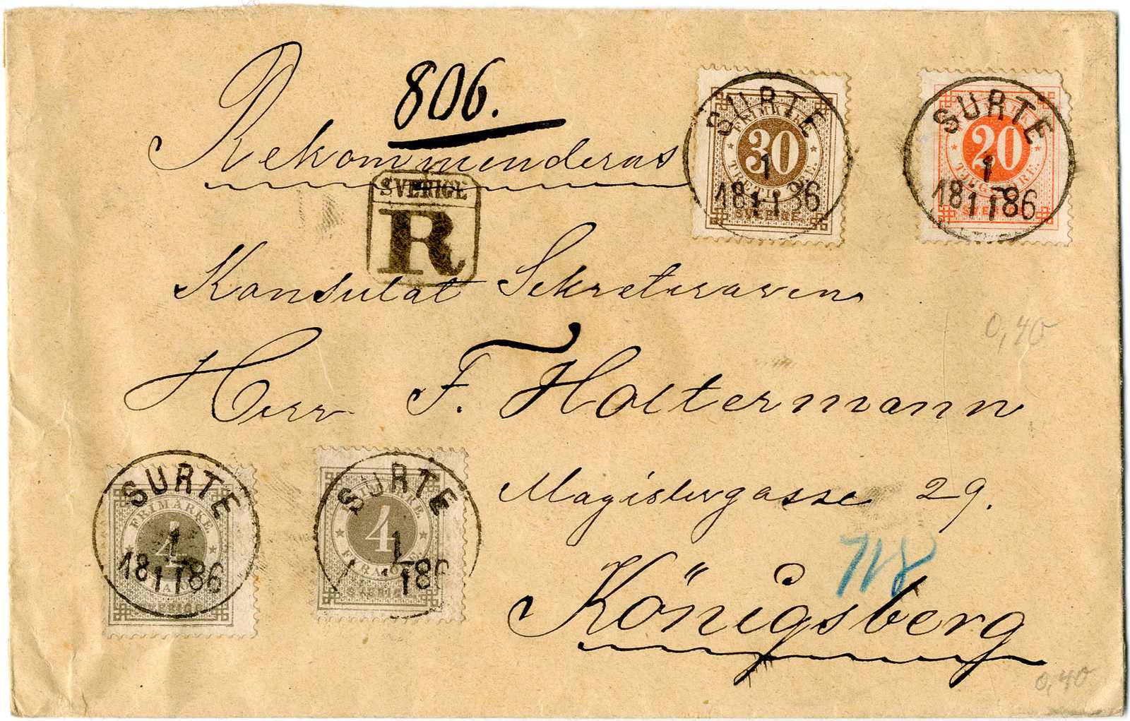 Lot 1873 - schweden  -  Karl Pfankuch & Co. auction #222