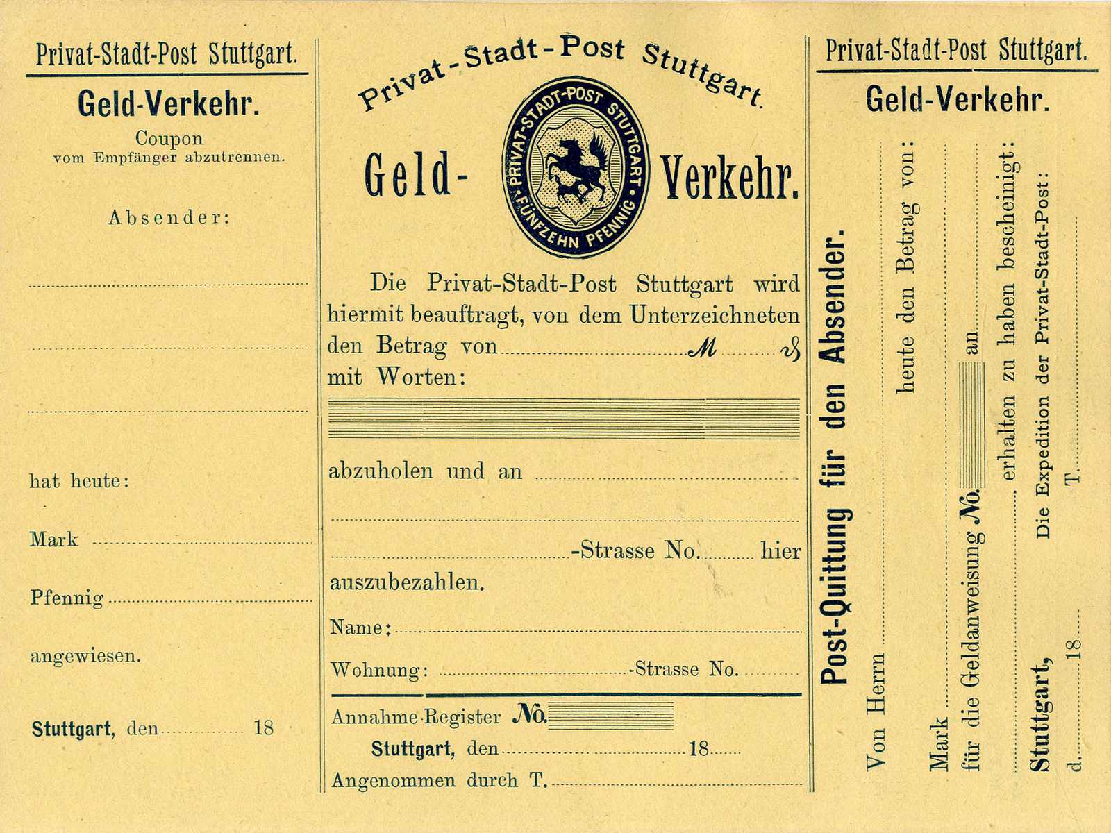 Lot 568 - deutsches reich stadtpost  -  Karl Pfankuch & Co. auction #222