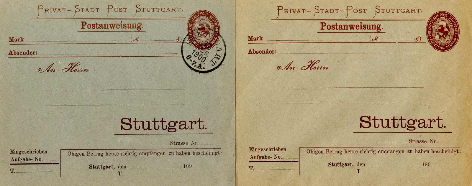 Lot 569 - deutsches reich stadtpost  -  Karl Pfankuch & Co. auction #222
