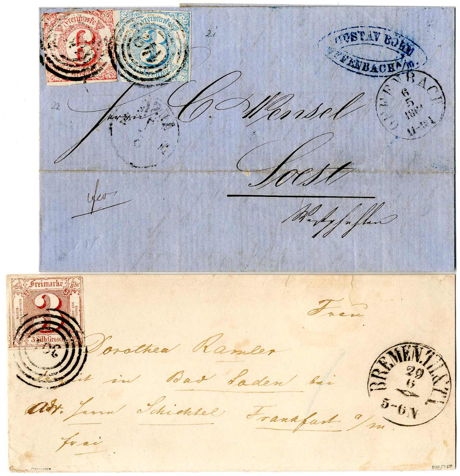Lot 502 - altdeutschland thurn und taxis  -  Karl Pfankuch & Co. auction #222