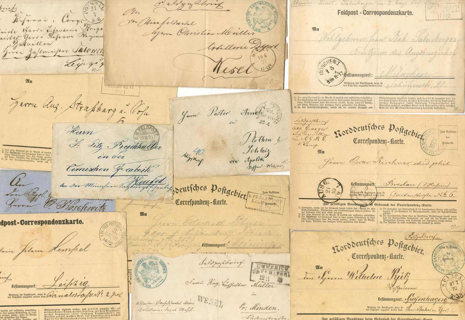 Lot 734 - Feldpost vor I. Wk - Karl Pfankuch & Co. auction #222 Lot 734 - Feldpost vor I. Wk - Karl Pfankuch & Co. auction #222