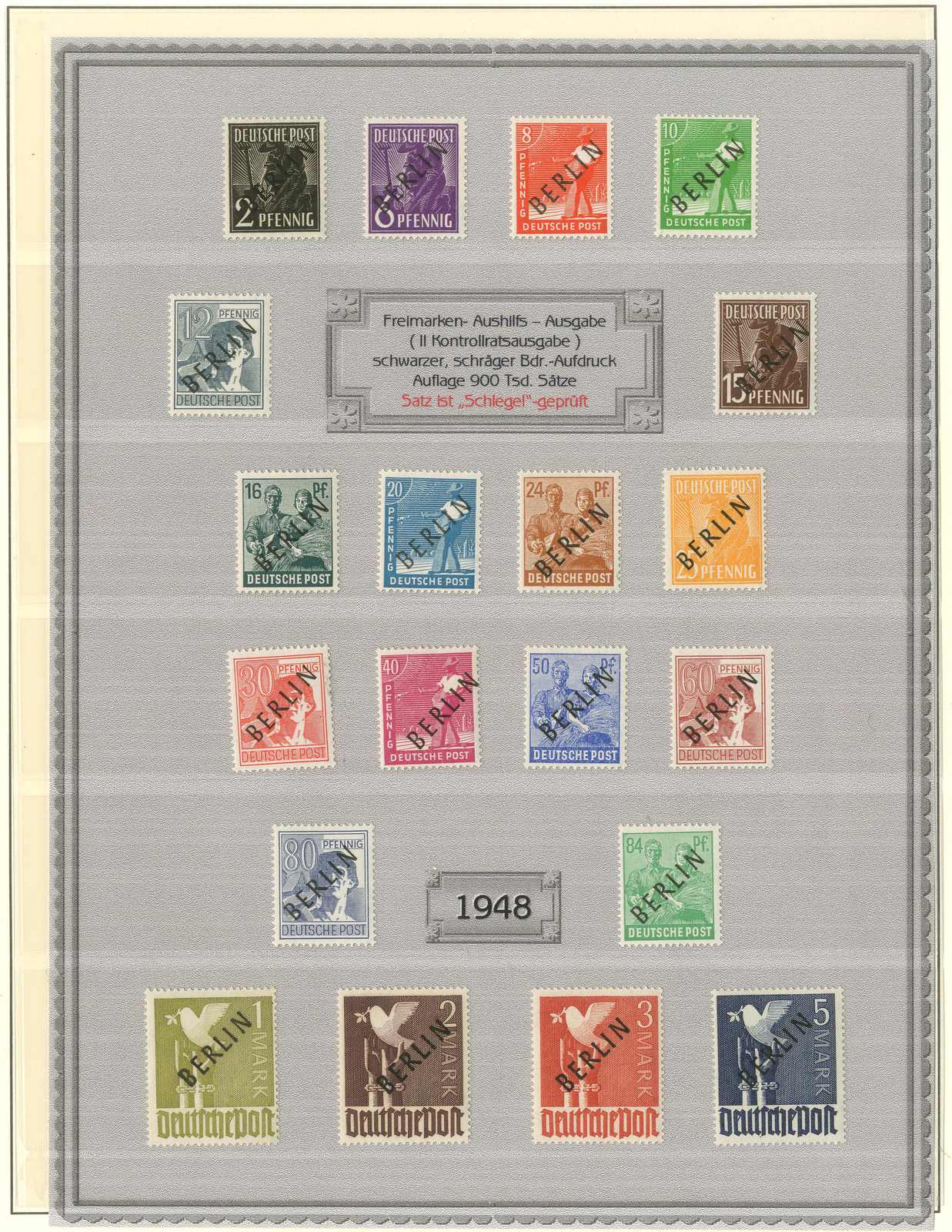 Lot 2726 - Berlin, Sammlungen - Karl Pfankuch & Co. auction #222 Lot 2726 - Berlin, Sammlungen - Karl Pfankuch & Co. auction #222