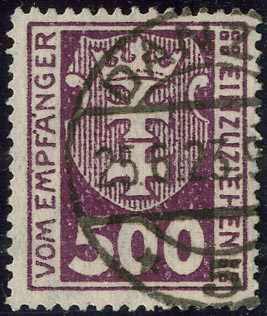 Lot 1612 - Danzig, Portomarken - Karl Pfankuch & Co. auction #222 Lot 1612 - Danzig, Portomarken - Karl Pfankuch & Co. auction #222