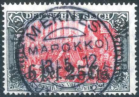 Lot 1322 - deutsche auslandspost marokko - Karl Pfankuch & Co. auction #222 Lot 1322 - deutsche auslandspost marokko - Karl Pfankuch & Co. auction #222