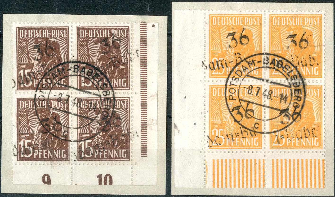 Lot 1130 - sbz handstempel versch. bezirke  -  Karl Pfankuch & Co. auction #222