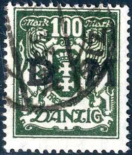 Lot 1610 - Danzig, Dienstmarken  -  Karl Pfankuch & Co. auction #222
