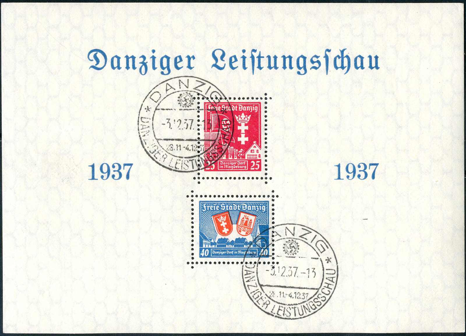 Lot 1605 - danzig - Karl Pfankuch & Co. auction #222 Lot 1605 - danzig - Karl Pfankuch & Co. auction #222