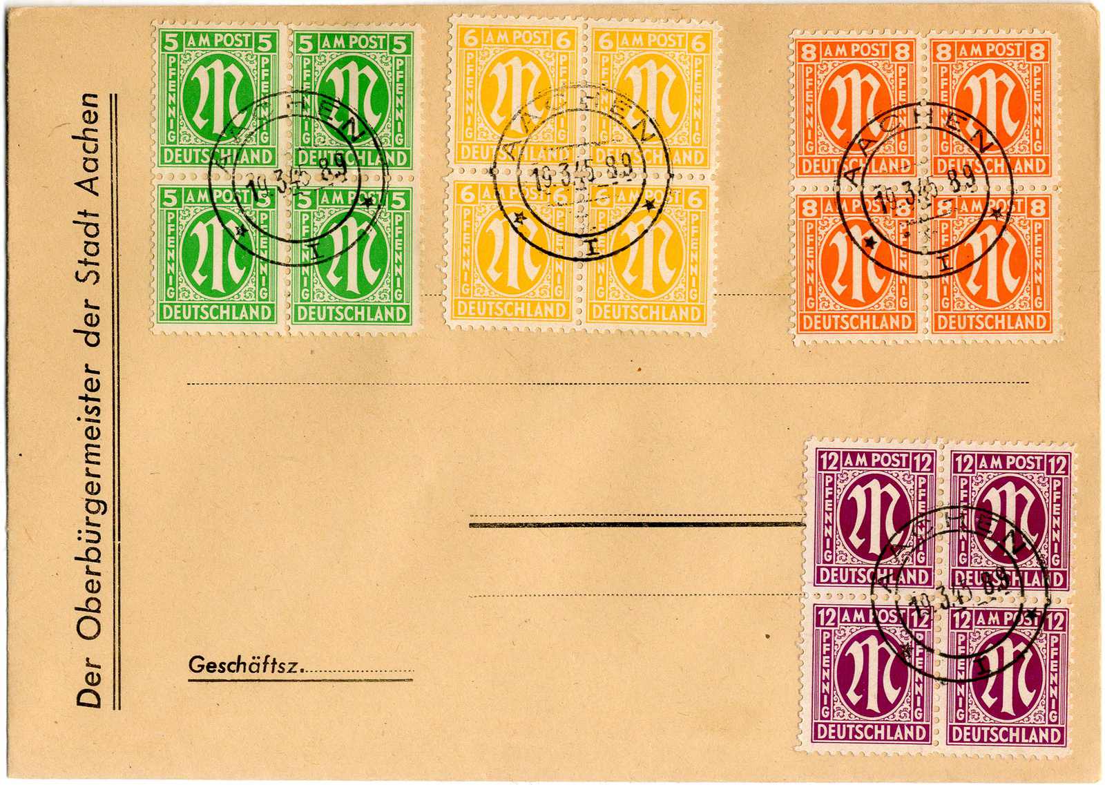 Lot 919 - bizone  -  Karl Pfankuch & Co. auction #222