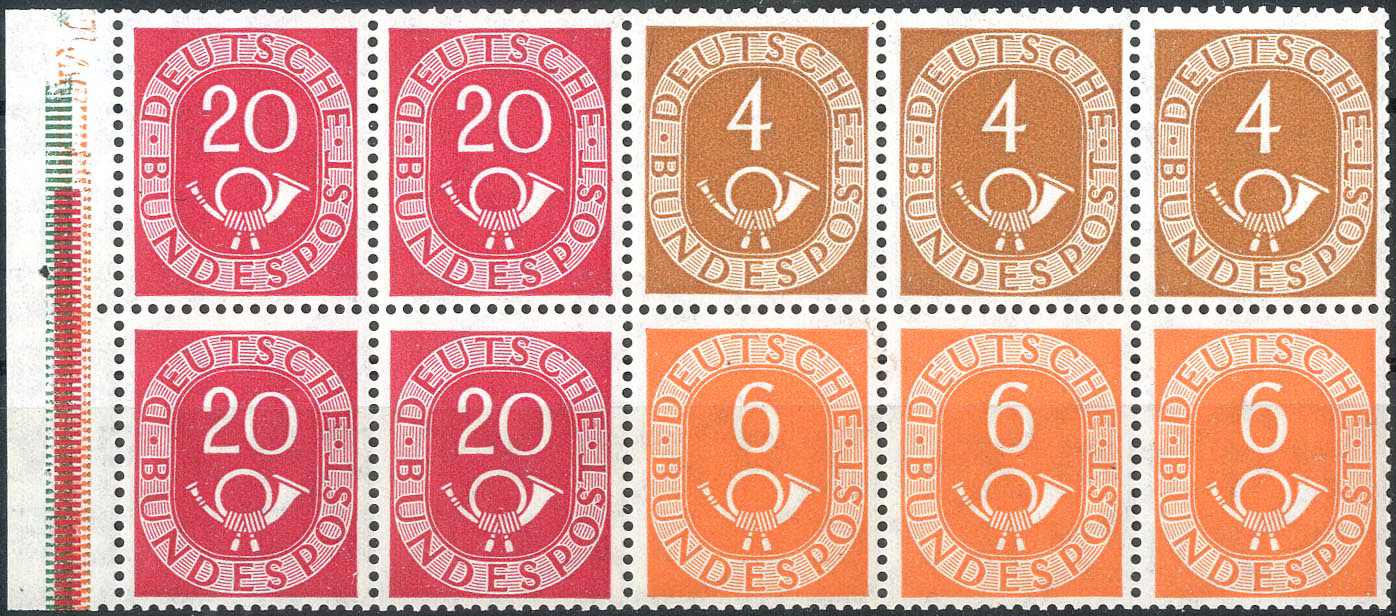 Lot 1059 - Bundesrepublik Deutschland, Markenheftchenblaetter - Karl Pfankuch & Co. auction #222 Lot 1059 - Bundesrepublik Deutschland, Markenheftchenblaetter - Karl Pfankuch & Co. auction #222
