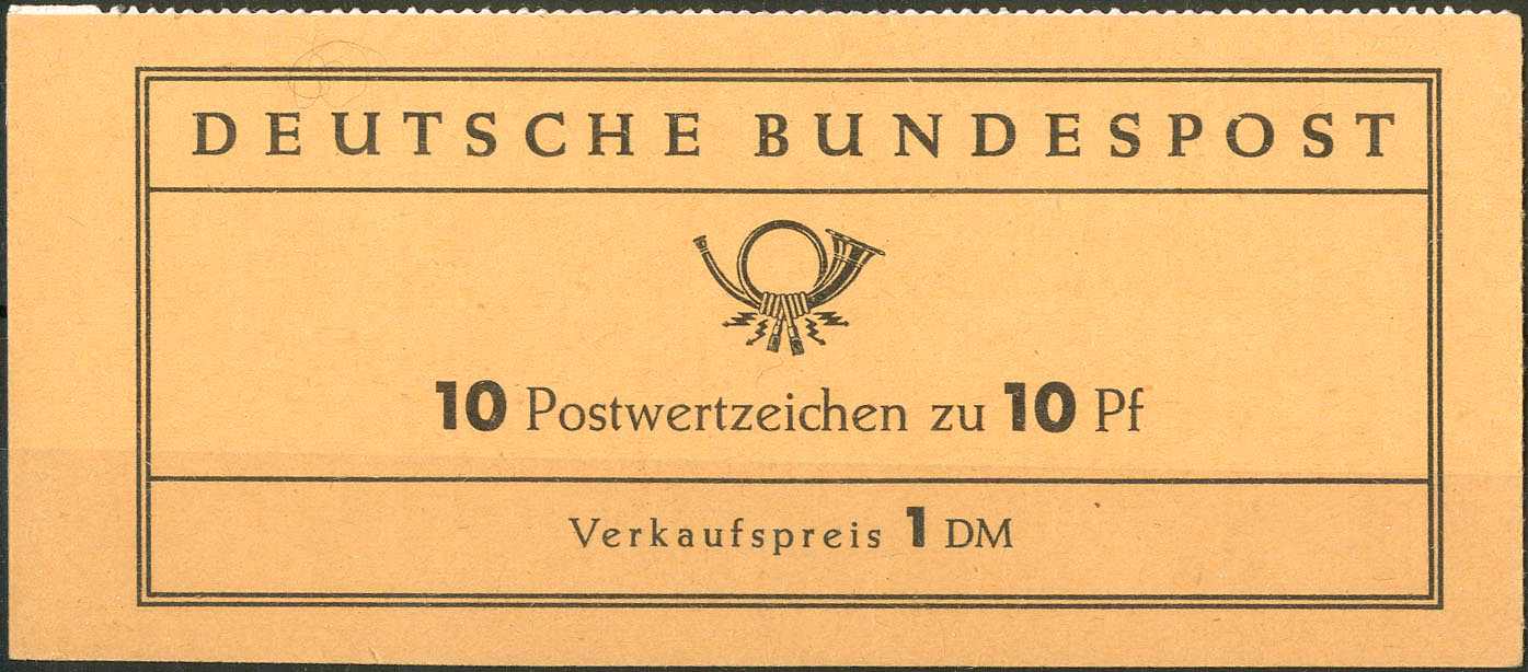Lot 1052 - Bundesrepublik Deutschland, Markenheftchen - Karl Pfankuch & Co. auction #222 Lot 1052 - Bundesrepublik Deutschland, Markenheftchen - Karl Pfankuch & Co. auction #222