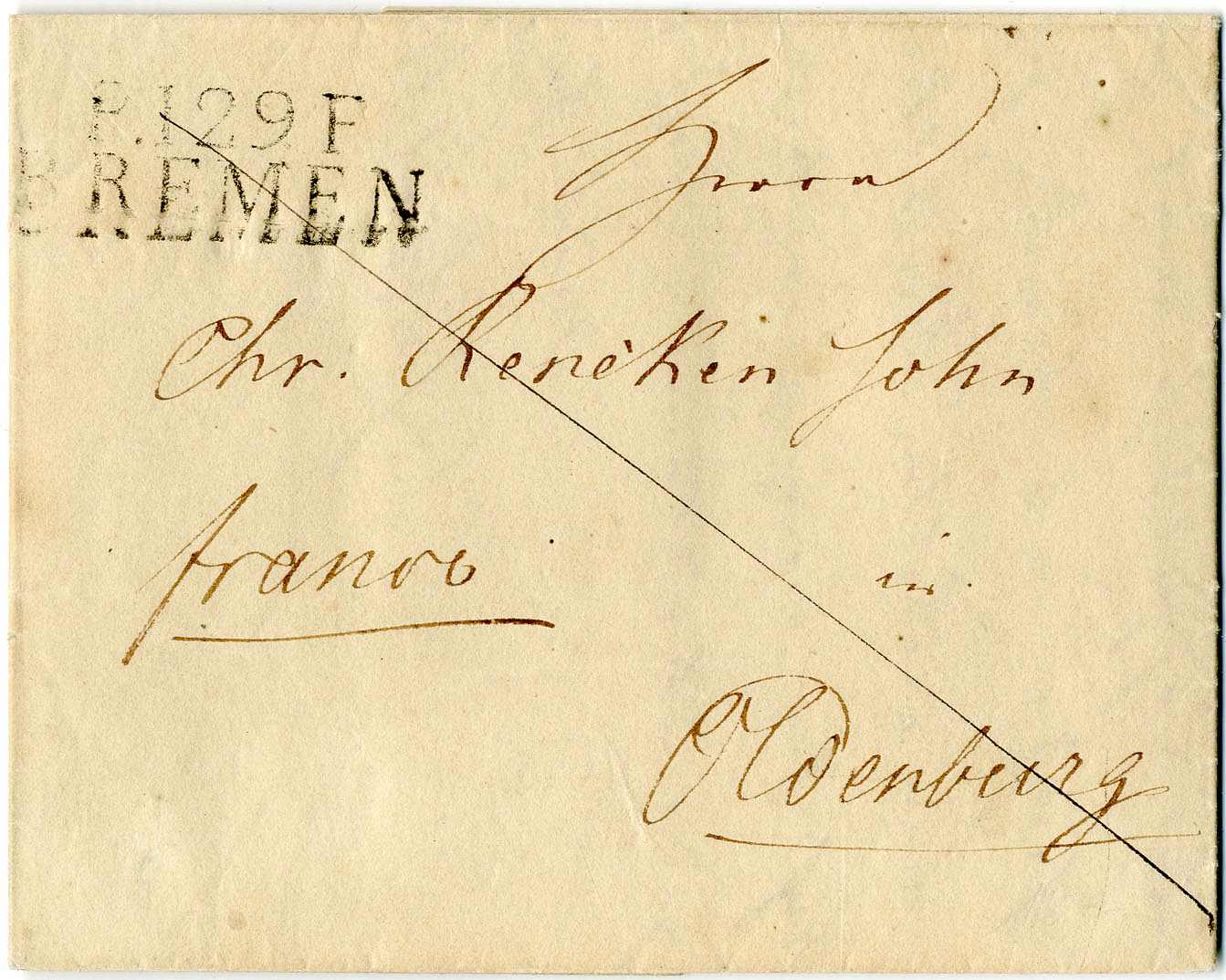 Lot 240 - Altdeutschland Bremen, Vorphilatelie - Karl Pfankuch & Co. auction #222 Lot 240 - Altdeutschland Bremen, Vorphilatelie - Karl Pfankuch & Co. auction #222