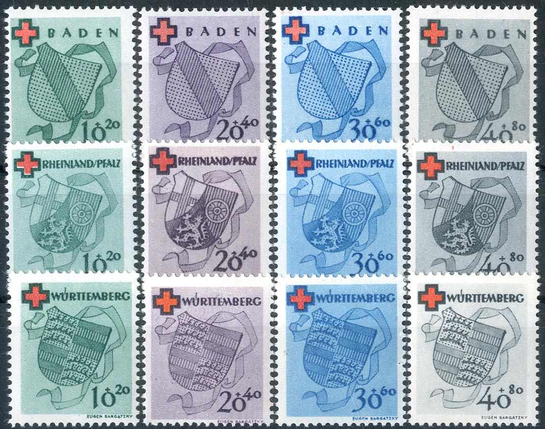 Lot 2693 - sammlungen und posten französische zone - Karl Pfankuch & Co. auction #222 Lot 2693 - sammlungen und posten französische zone - Karl Pfankuch & Co. auction #222
