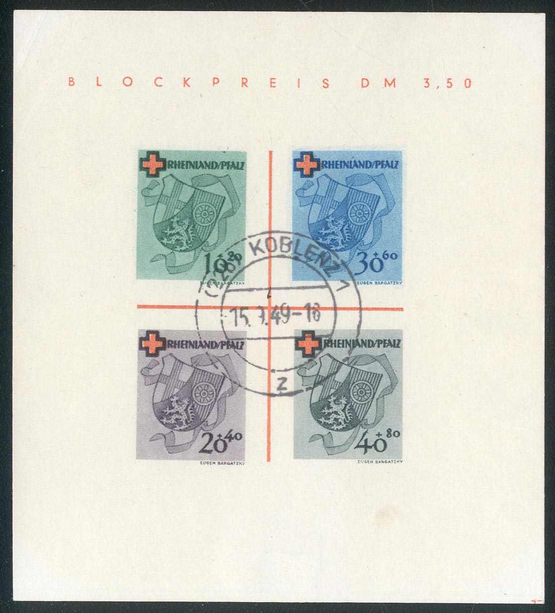 Lot 984 - französische rheinland pfalz - Karl Pfankuch & Co. auction #222 Lot 984 - französische rheinland pfalz - Karl Pfankuch & Co. auction #222