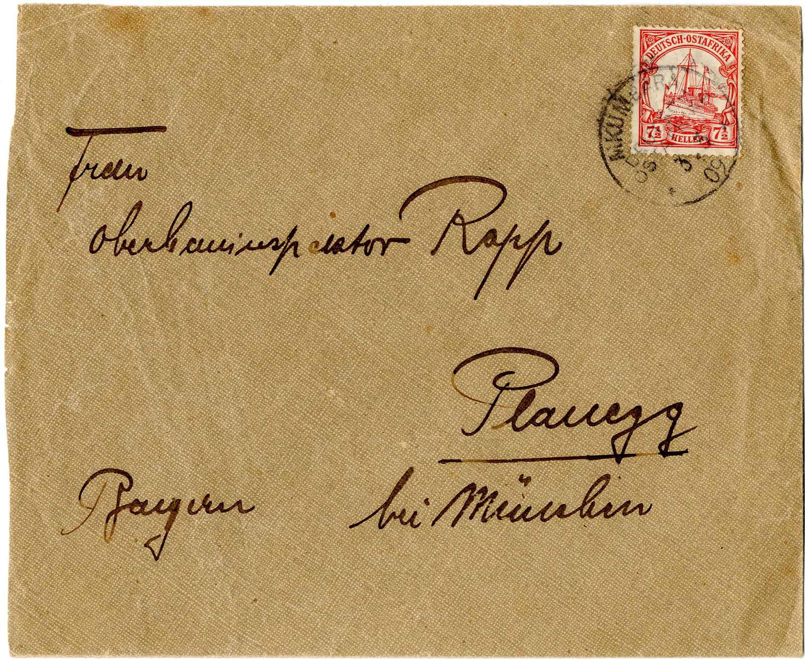 Lot 1413 - Deutsche Kolonien Ostafrika, Stempel  -  Karl Pfankuch & Co. auction #222