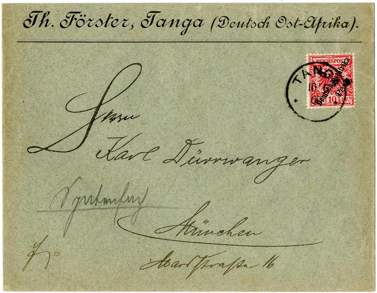 Lot 1368 - deutsche kolonien ostafrika - Karl Pfankuch & Co. auction #222 Lot 1368 - deutsche kolonien ostafrika - Karl Pfankuch & Co. auction #222