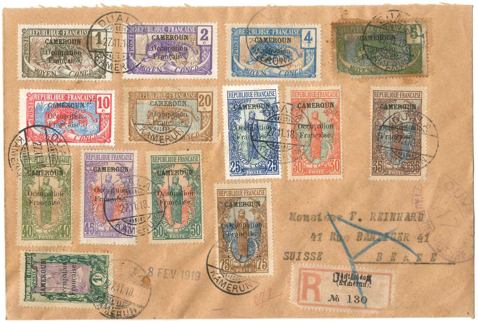 Stamp Auction - deutsche kolonien kamerun - auction #222, lot 1474