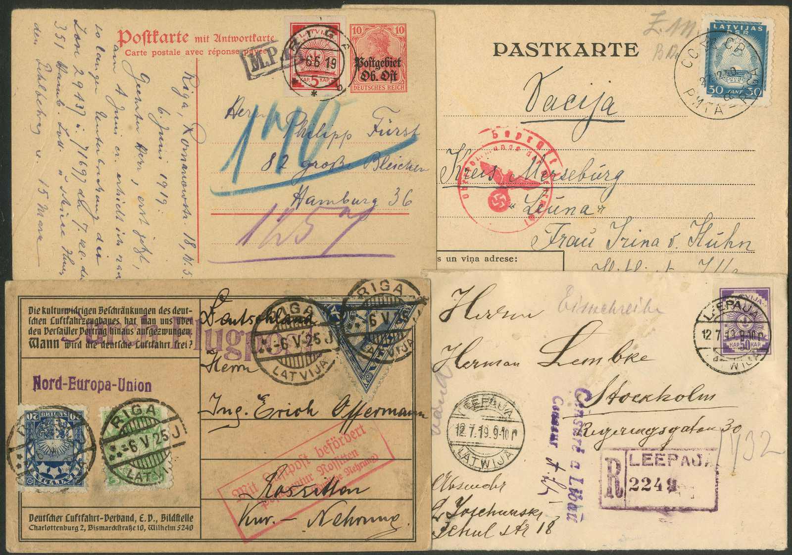 Lot 2833 - Lettland, Sammlungen - Karl Pfankuch & Co. auction #222 Lot 2833 - Lettland, Sammlungen - Karl Pfankuch & Co. auction #222