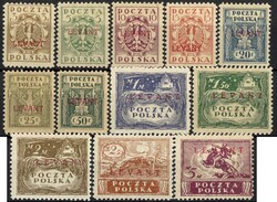 Post in der Levante Nr. 1-11 Neudrucke, sauber *, gepr. Petruck BPP.  ...