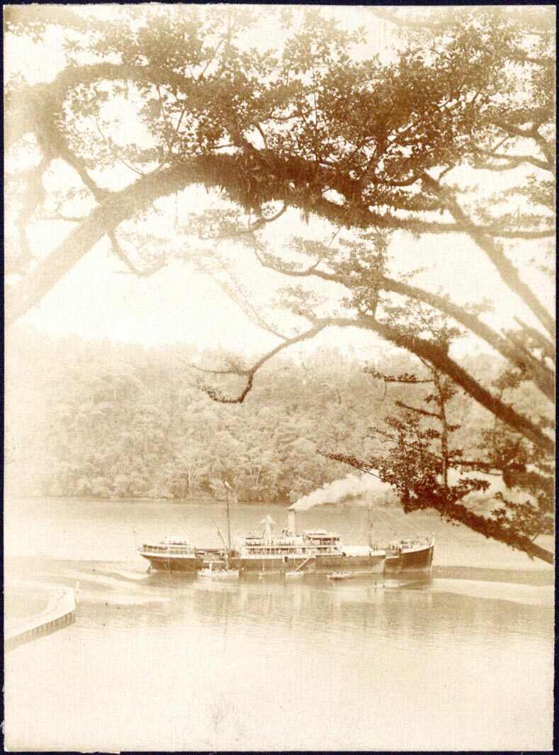 „Dampfer Manila“ in Peterhafen – sehr seltenes kleines ...