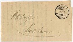 12.10.1916: SCHANGHAI Deutsche Post, klarer Abschlag auf ...