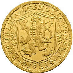 1 Dukat 1923 St. Wenzel, Gold 986er, KM# 7, stg.Automatically ...