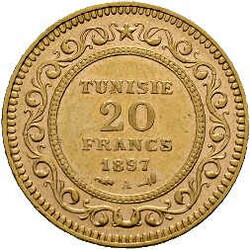 20 Francs 1897, Gold 900er, KM# 227, vz-.Automatically generated ...